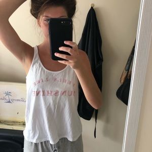 graphic tank top